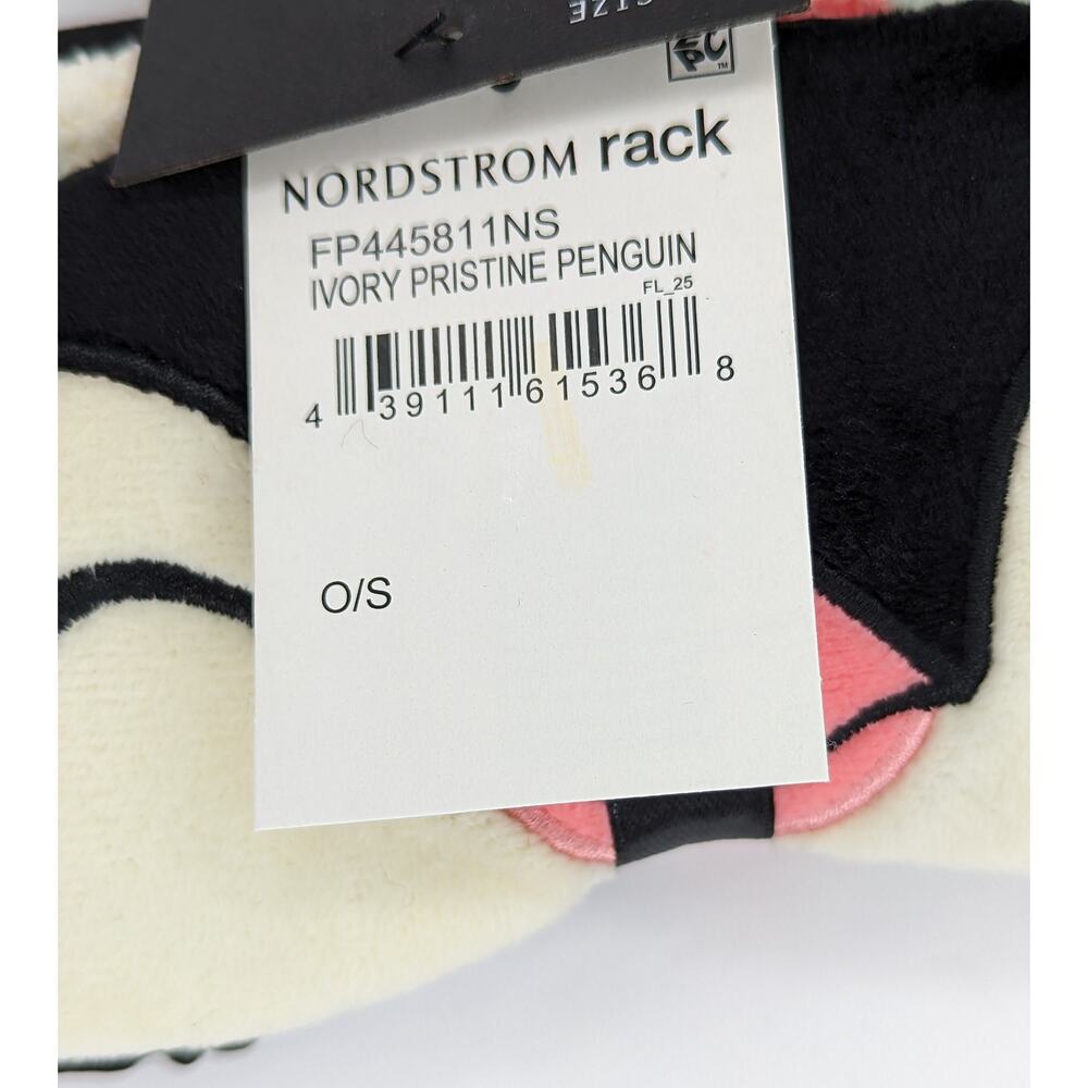 Free Press Cozy Striped Socks with Penguin Mask - Picture 7 of 8
